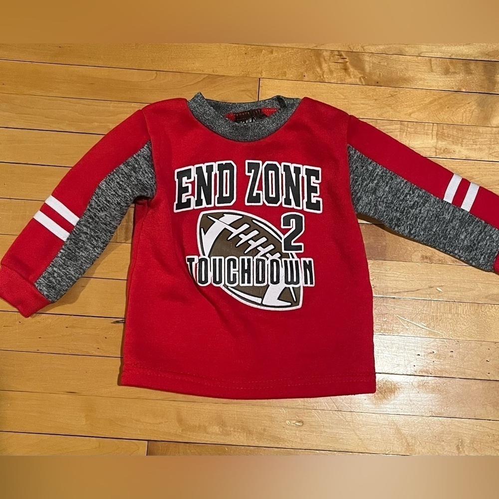 Vintage Toddler Football Long Sleeve Shirt